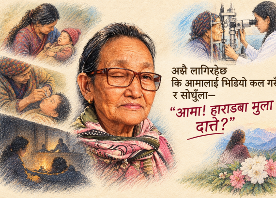 अझै लागिरहेछ कि आमालाई भिडियो कल गरुँला र सोधुँला ‘आमा! हाराङ्बा मुला दात्ते?’